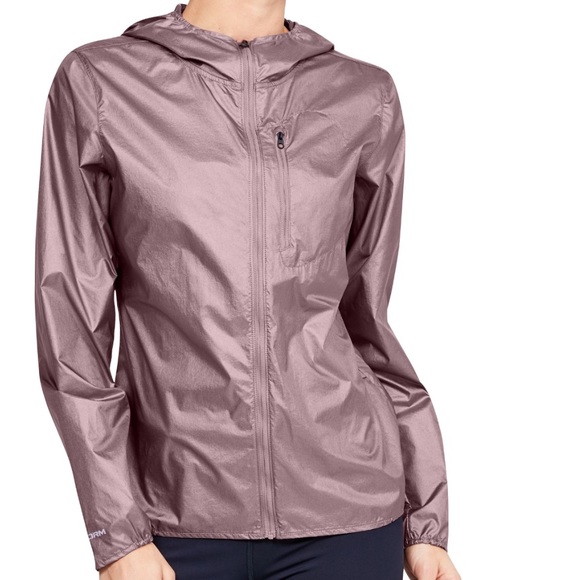 Under Armour Jackets & Blazers - Under Armour UA Storm Pinkish Metallic Hood Jacket
